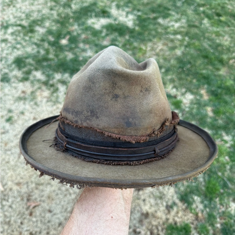 Custom Ugly Outlaw “Rude Civilian” Western Hat - Picture 5 of 12